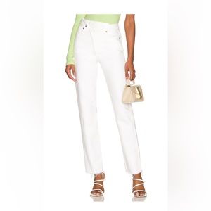 Agolde Criss Cross Straight Jeans